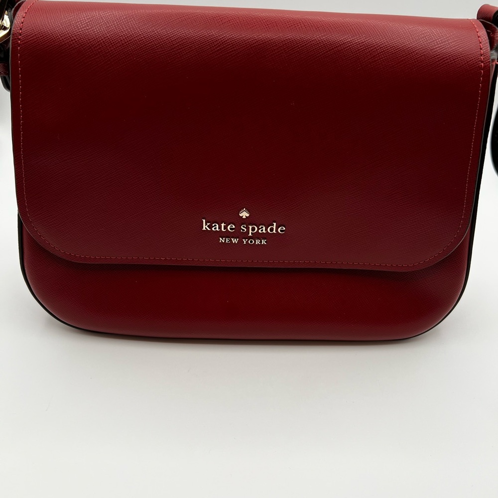 Kate Spade Red Crossbody Bag with Gold Hardware NWOT